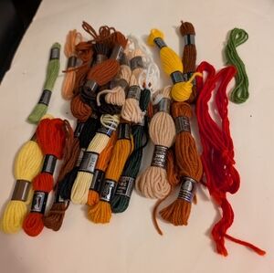 DMC Tapestry wool embroidery lot